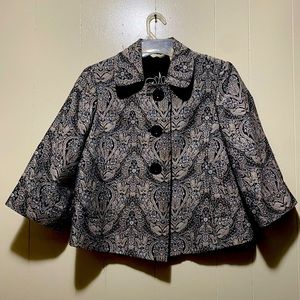 Trevan dress up women jacket cream and black size 8